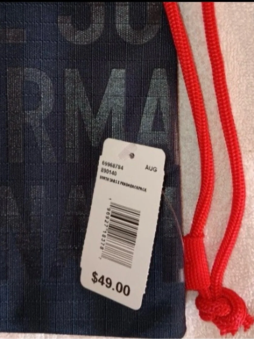 PRADA North Sails 36th America's Cup Drawstring Backpack New
